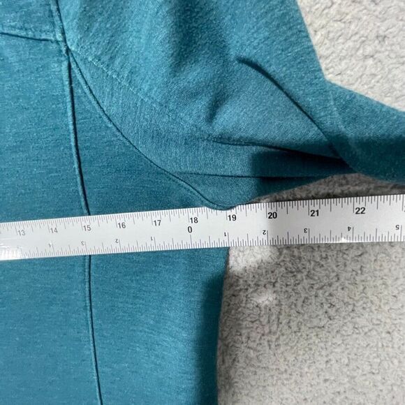 Under Armour Sweatshirt Womens Medium Green‎ Funnel Neck Loose Pullover Sweater - Picture 14 of 14